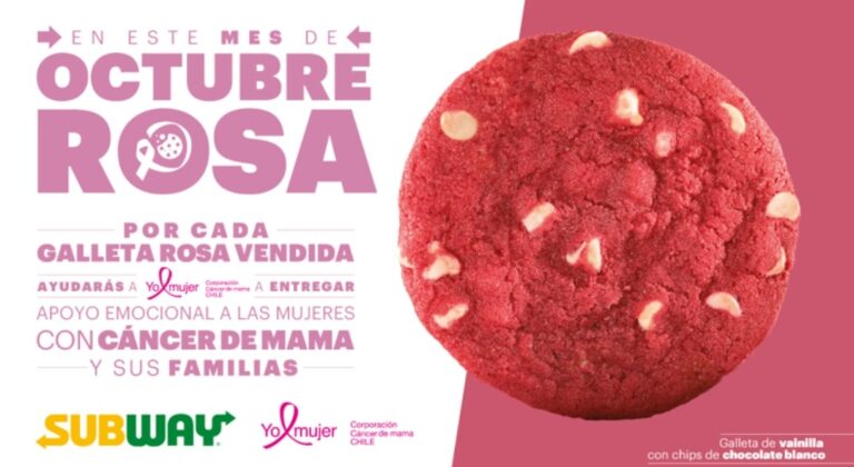 Subway Chile promueve la concientización y el apoyo a mujeres con cáncer de mama