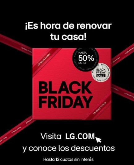 LG extiende sus descuentos de Black Friday hasta el lunes 4 de diciembre