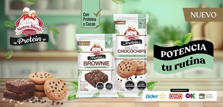 ¡Recién salido del horno! Nutra Bien! lanza nueva línea de Brownies y Galletas altos en proteínas