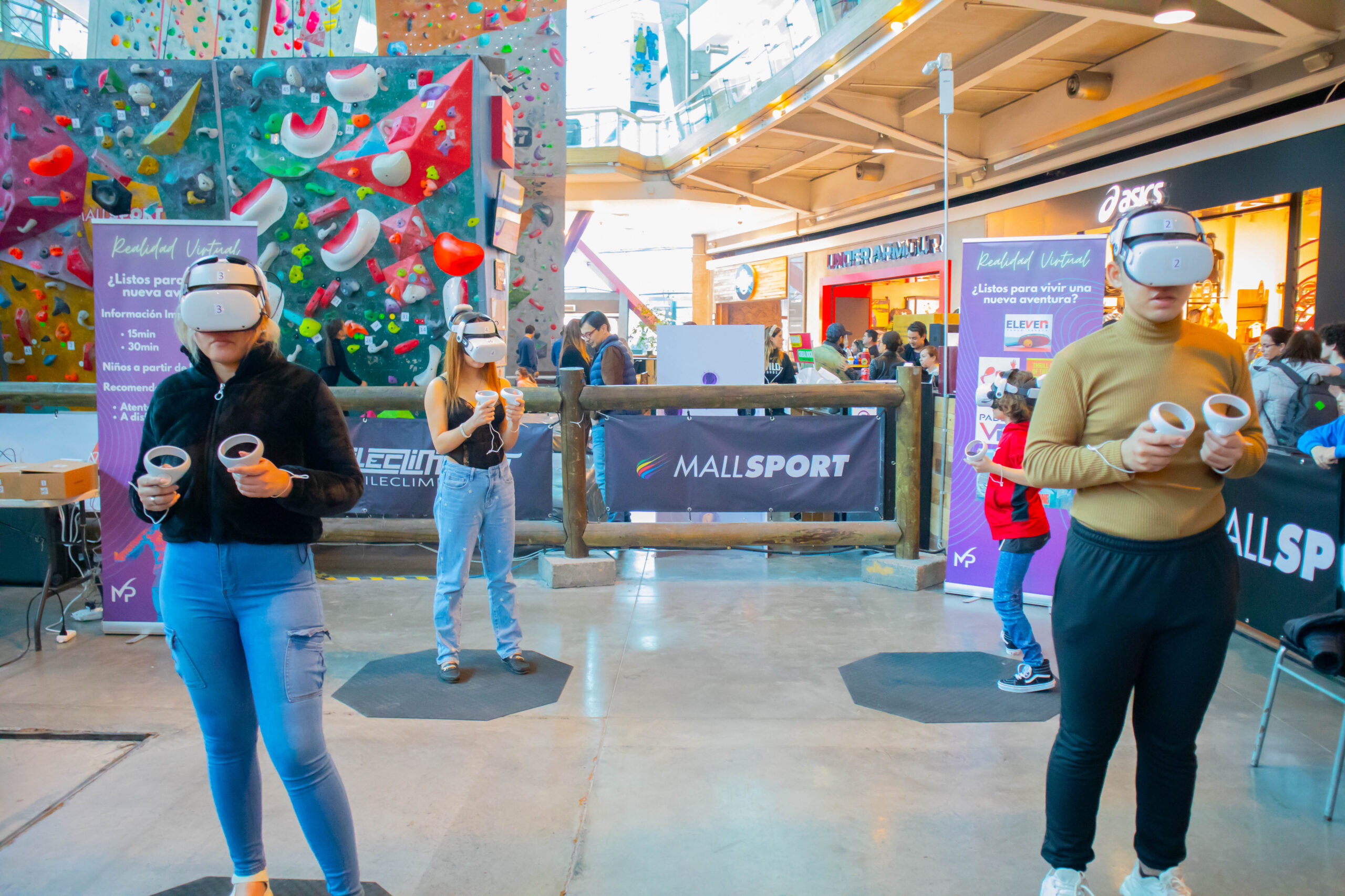 Realidad virtual con desafíos, fútbol y  juegos para explorar son parte de las actividades gratuitas para los más pequeños durante estas vacaciones de invierno en Mall Sport