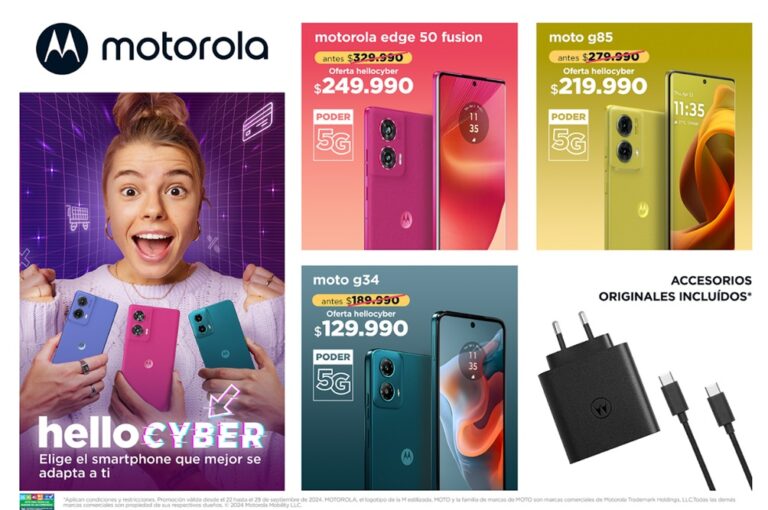 Motorola se adelanta al cyber con los descuentos que estabas esperando