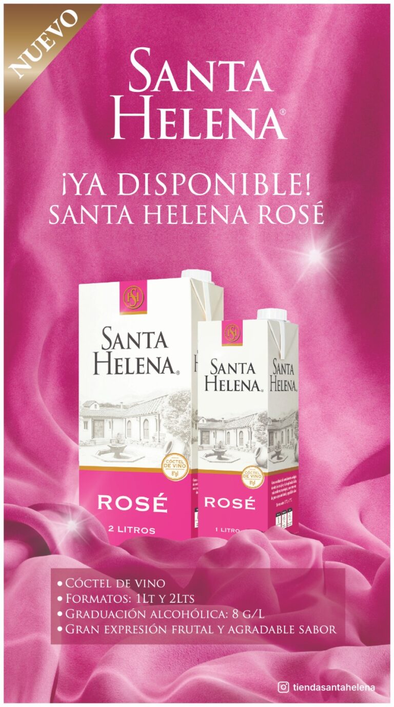 Santa Helena lanza innovador cóctel de vino rosé y presenta exclusivo concurso