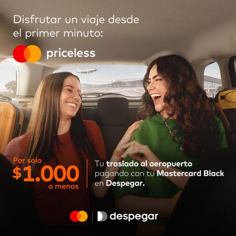 Tu traslado al aeropuerto a solo $1.000 o menos, con tu Mastercard Black en Despegar