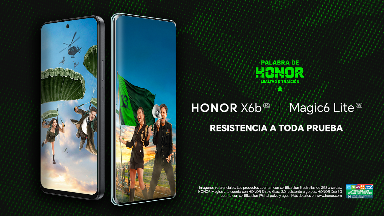 HONOR se convierte en el aliado más resistente de Palabra de Honor 