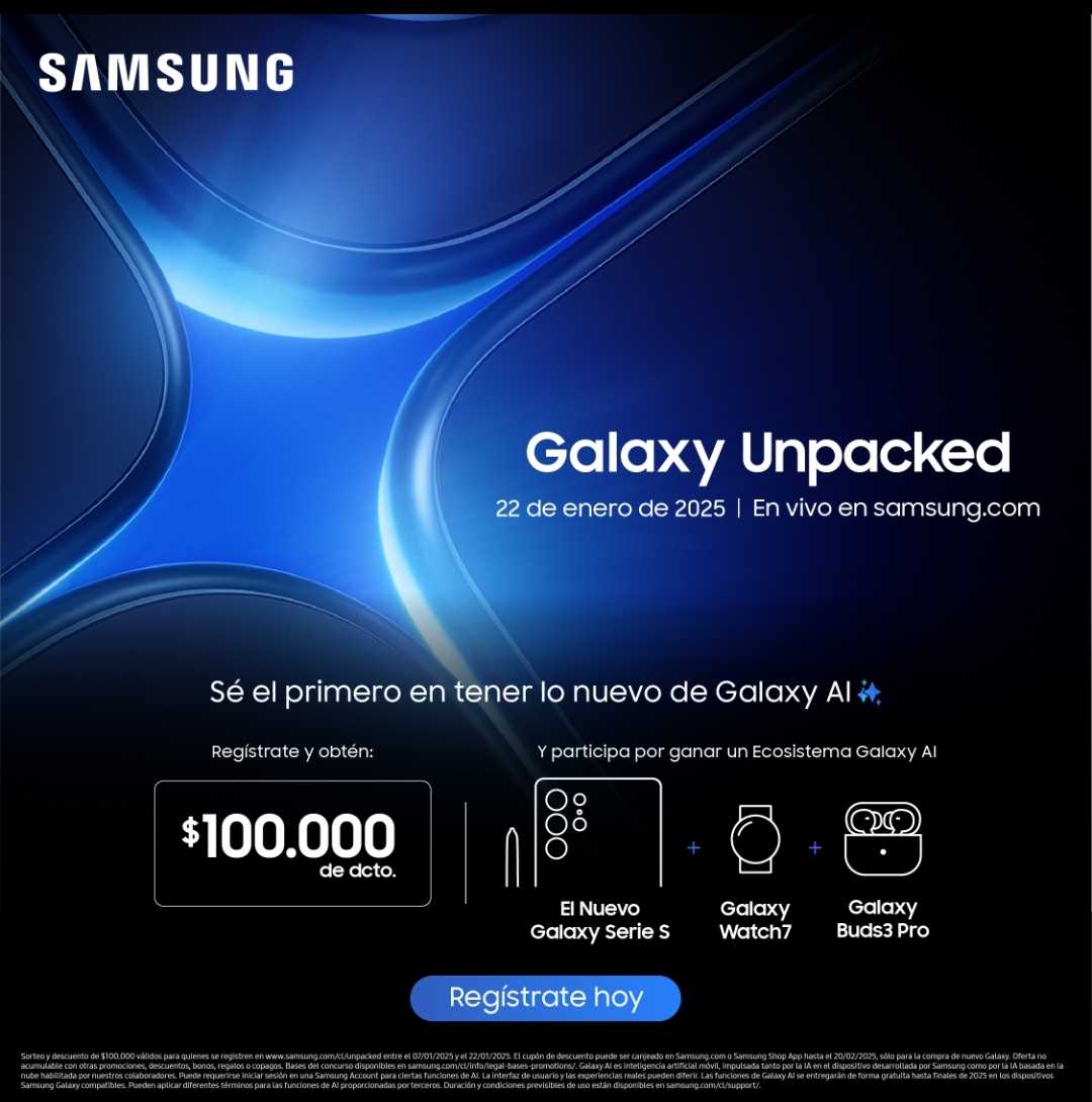 Nuevo Galaxy S: Regístrate ahora y participa por el nuevo Galaxy S más un Galaxy Watch7 y Buds3 Pro<br>