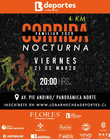 Corre, disfruta y florece: Flores te invita a ejercitarte por tu bienestar en la Corrida Nocturna Familiar