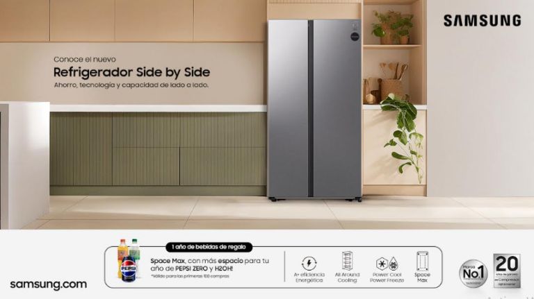 Samsung y Pepsi ZERO celebran la llegada del Refrigerador Side by Side RS57 con una combinación que se atreve a más