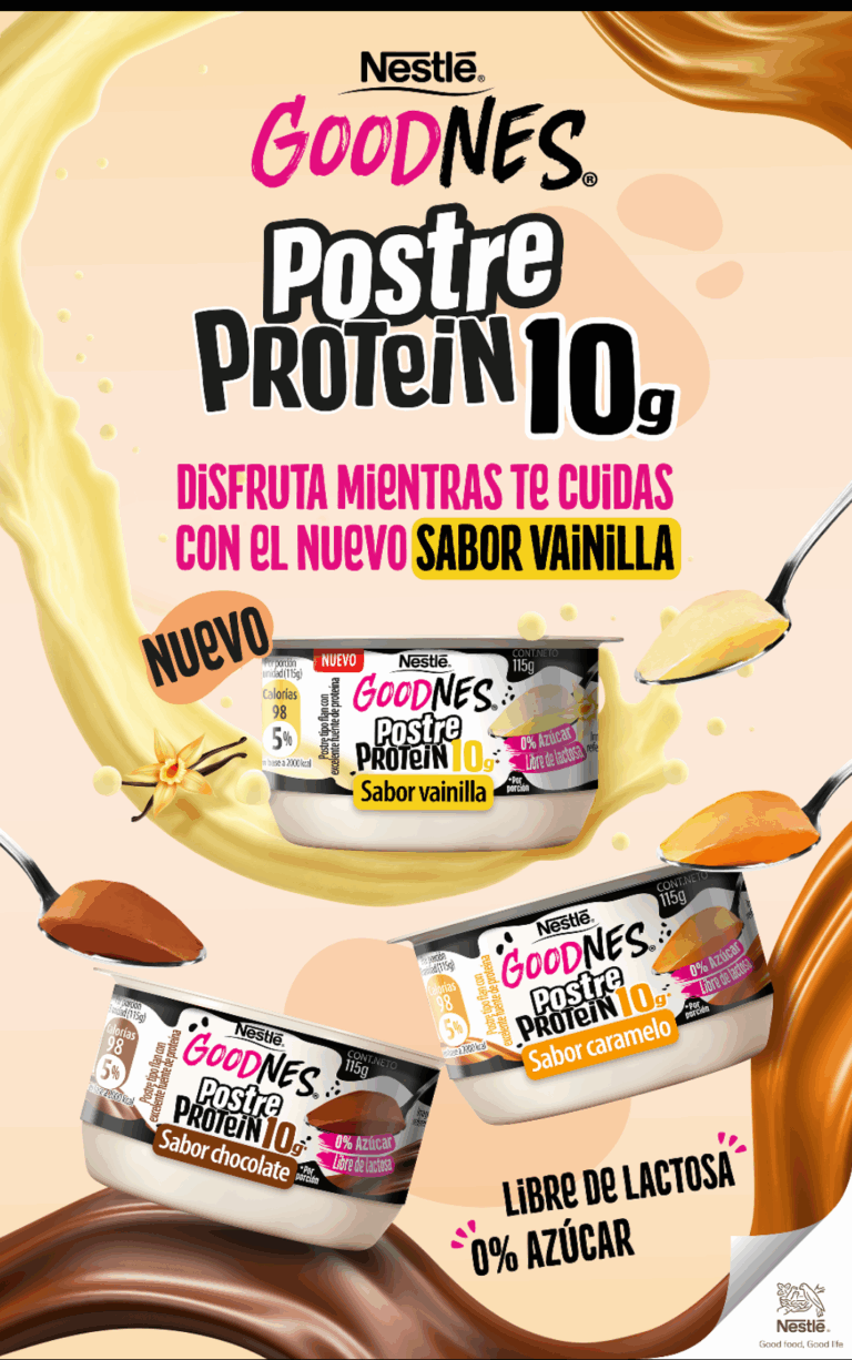 GOODNES PROTEIN PRESENTA SU NUEVO <br>POSTRE CON SABOR A VAINILLA