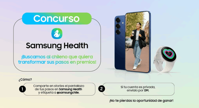 Samsung busca a la persona que más camina en Chile