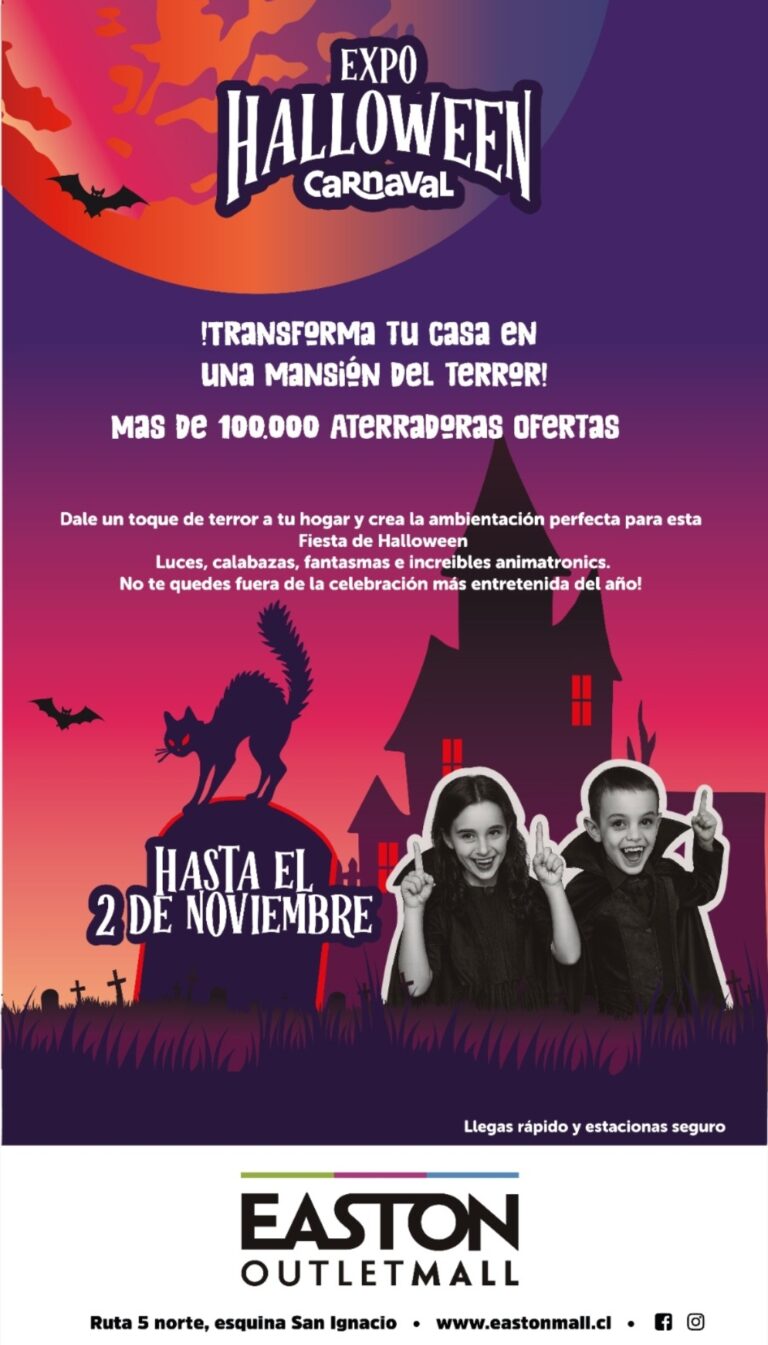 YA ABRIÓ EXPO HALLOWEEN 2025 EN EASTON OUTLET MALL