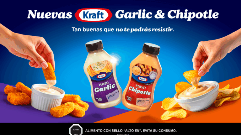KRAFT LANZA SUS NUEVAS MAYONESAS CON SABOR A AJO Y CHIPOTLE