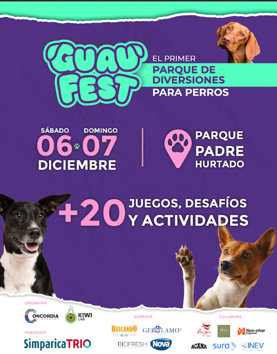 GuauFest: comenzó la cuenta regresiva del primer festival perruno del país