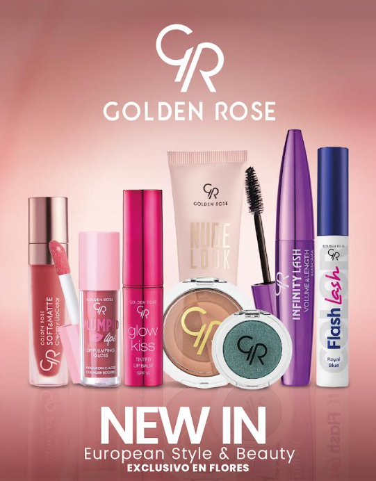 Golden Rose by Flores: la marca europea de maquillaje que promete conquistar a las chilenas