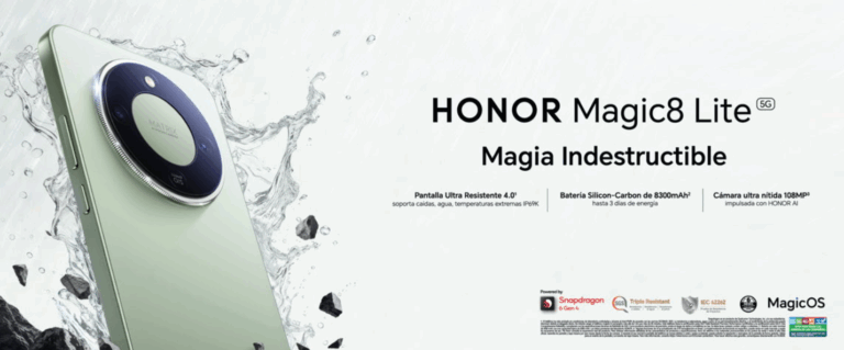 HONOR Magic8 Lite llega a Chile: resistencia extrema, gran autonomía y experiencia potenciada por IA