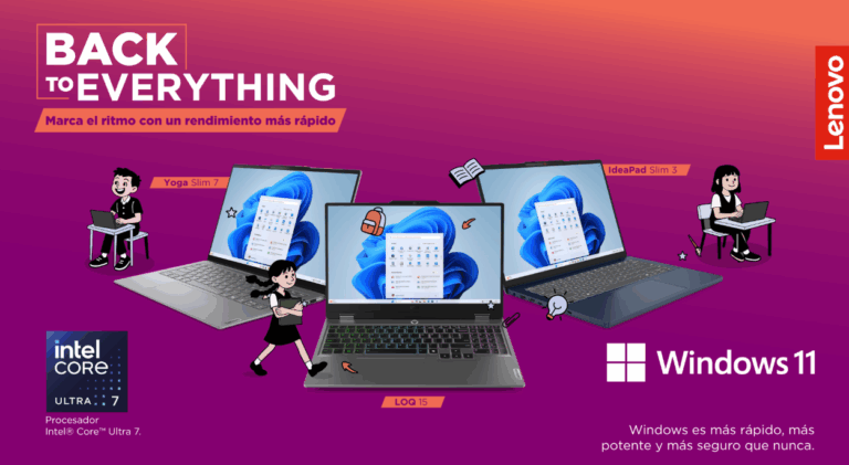 Lenovo, un ecosistema óptimo para esta vuelta a clases.