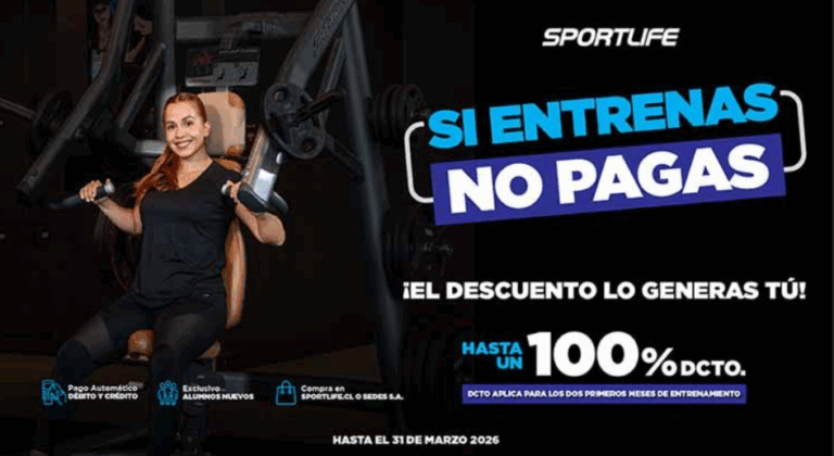 Cadena de gimnasios relanza promoción: si entrenas, no pagas
