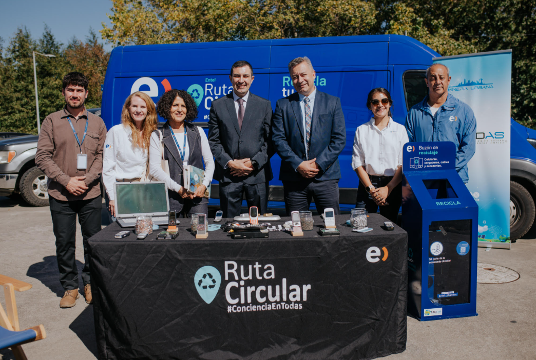 Vuelve la “Ruta Circular” de Entel luego de recolectar más de 61 mil kg. de residuos electrónicos en 2025