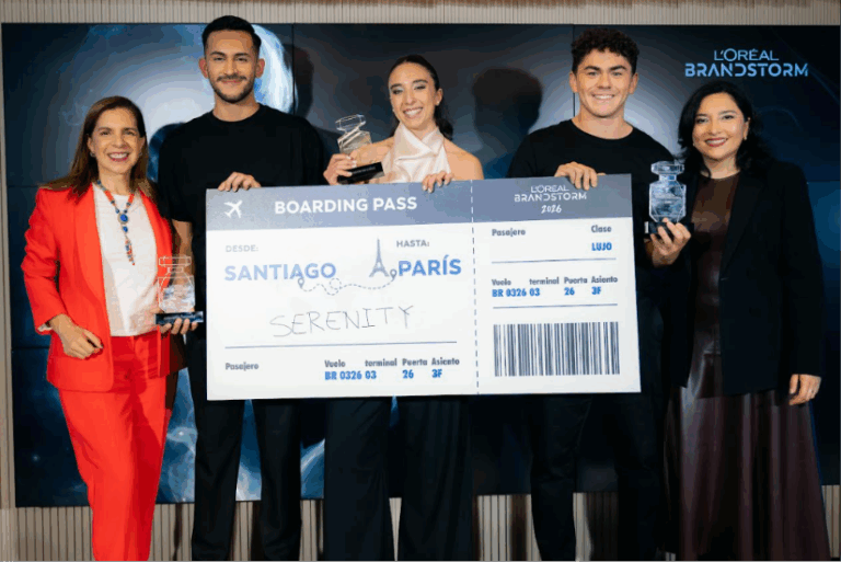 Equipo Serenity gana competencia de innovación Brandstorm 2026 y representará a Chile en la final mundial de L’Oréal Groupe en París