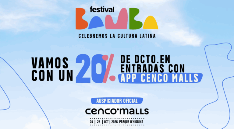 Festival Bamba 2026: Conoce descuentos en entradas a través de la App Cenco Malls para vivir uno de los principales encuentros musicales del año