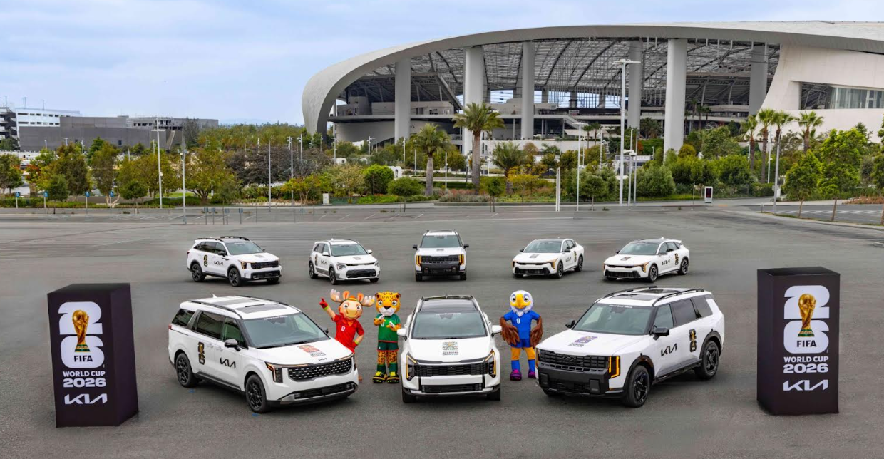 Kia marca un hito global de la Copa Mundial de la FIFA 2026™ con la entrega oficial de la flota de vehículos