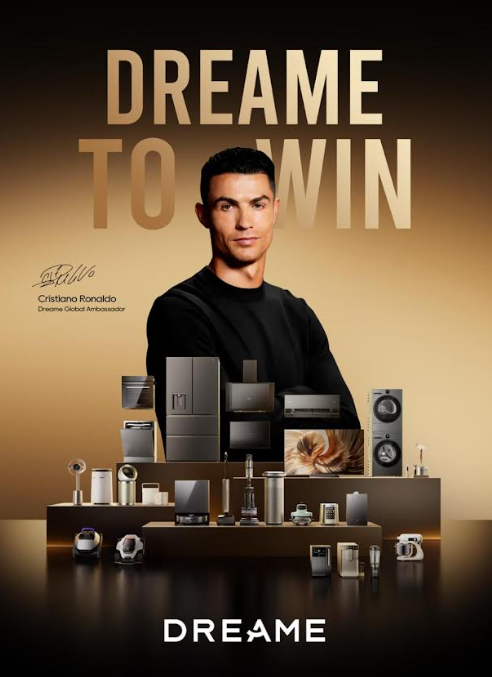 Una alianza poderosa: Dreame Technology presenta a Cristiano Ronaldo como su nuevo Embajador Global de Marca