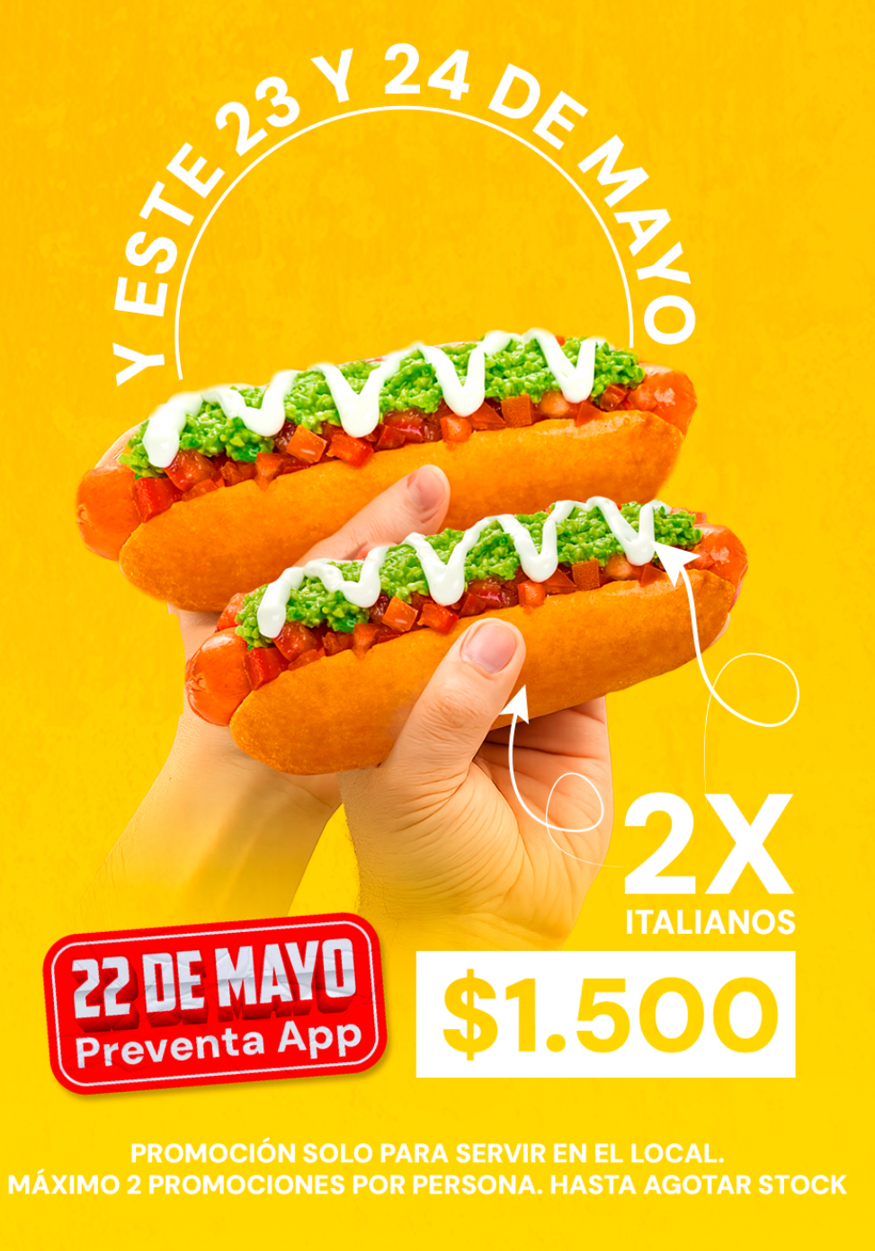 Día del Completo: Doggis se lanza con todo y lanza promoción de 2 italianos a sólo $1.500 pesos