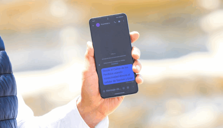 Chile y Perú acortan brechas de conectividad gracias a la cobertura directa al celular de Entel y Starlink