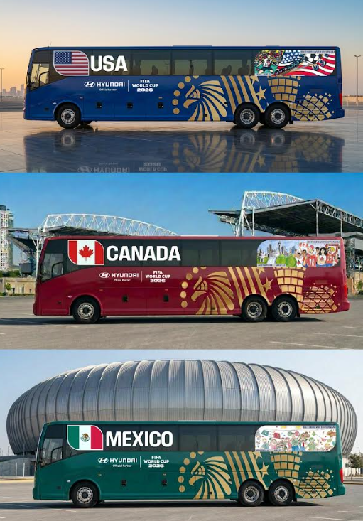 Hyundai Motor presenta las obras de arte «Be There With Hyundai» que aparecerán en los diseños de los autobuses de las selecciones nacionales para la Copa Mundial de la FIFA 2026™