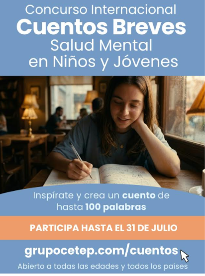 Concurso internacional de Grupo Cetep invita a retratar en 100 palabras cómo niños y jóvenes enfrentan sus desafíos emocionales