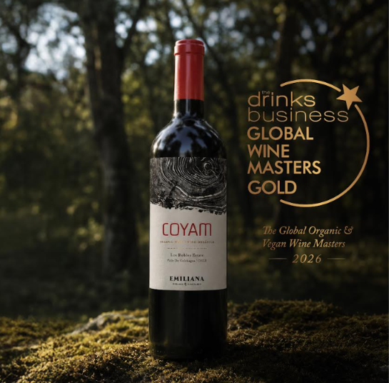 El triunfo de la agricultura orgánica: nueva medalla de Oro para Viñedos Orgánicos Emiliana en UK