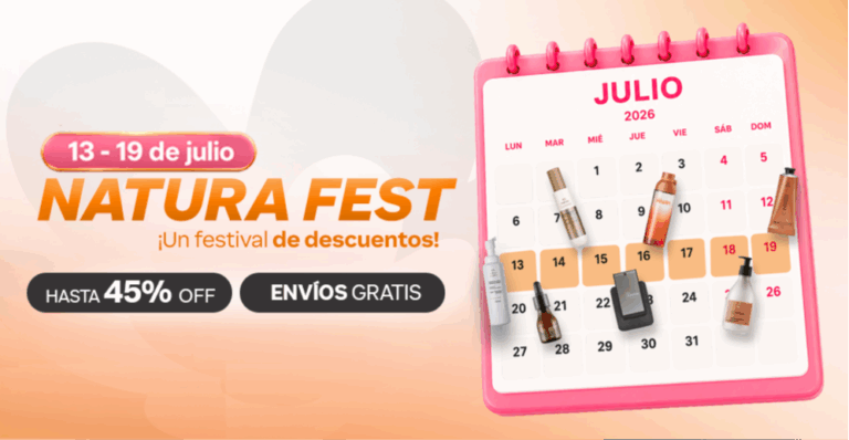 Hasta 45% de descuento: Natura lanza una semana de ofertas exclusivas en Mercado Libre