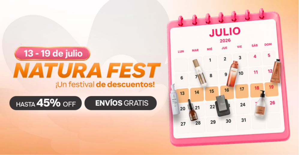 Hasta 45% de descuento: Natura lanza una semana de ofertas exclusivas en Mercado Libre