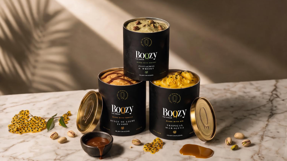 Del bar al freezer: Boozy Ice Cream presenta el primer cóctel helado del mercado