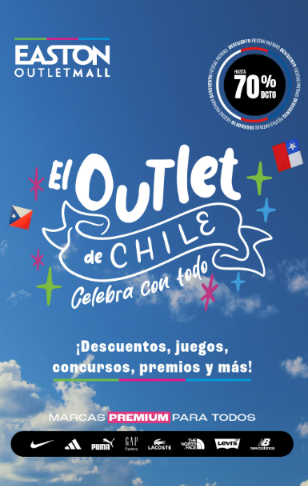 El Outlet de Chile celebra con todo: ¡Las Fiestas Patrias se viven en Easton Outlet Mall!