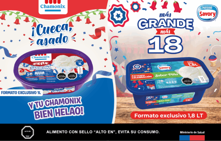 Savory celebra las Fiestas Patrias con nuevos formatos de su tradicional helado de piña