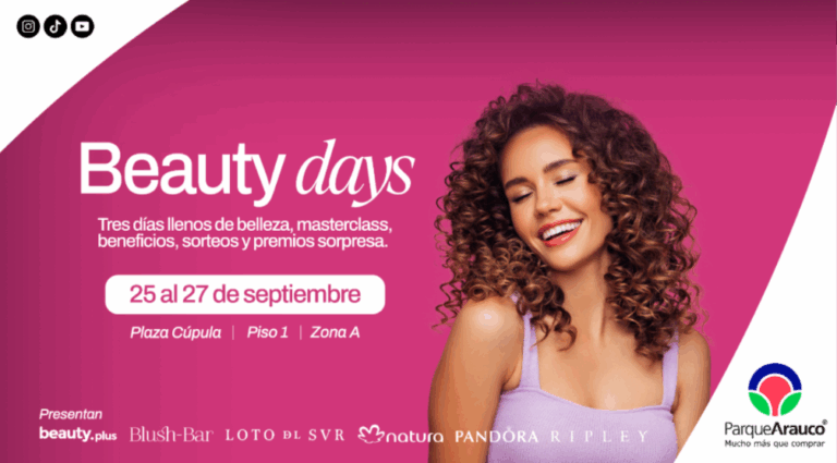Belleza, ciencia y estilo en un solo lugar: Todo sobre la primera edición de «Beauty Days» en Parque Arauco