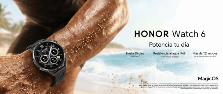 HONOR Watch 6 aterriza en Chile con la mayor autonomía del mercado 