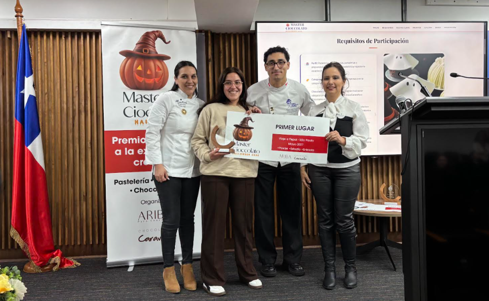 Pastelería Tía Lucy y La Dulce Ruta ganan Master Cioccolato Halloween 2026 y viajarán a Fispal, en São Paulo
