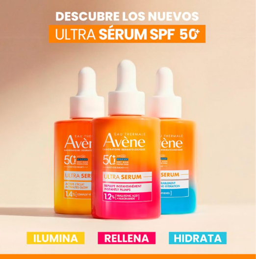 Piel protegida y radiante al instante: Con Ultra Serum SPF50+ Avène redefine el concepto de fotoprotección