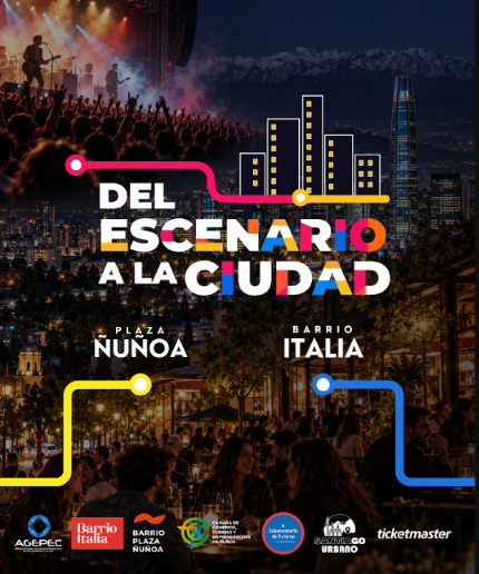 Organizaciones de la Economía Nocturna lanzan plan piloto para conectar grandes eventos con gastronomía, comercio y pymes para recuperar la noche